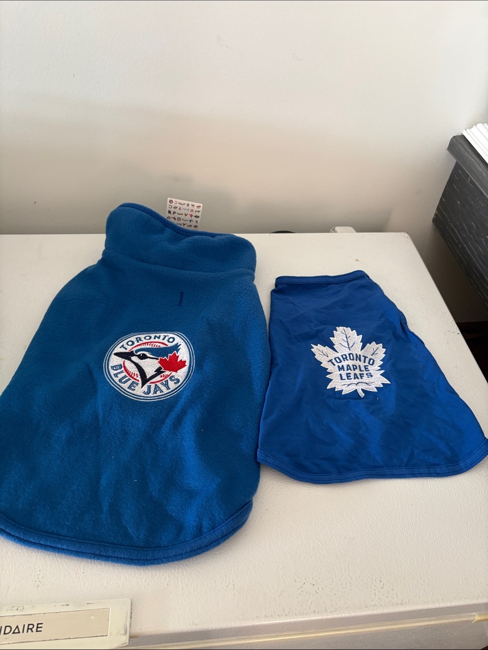 Toronto Blue Jays & Maple Leafs Blue Pet Jerseys - Set of 2